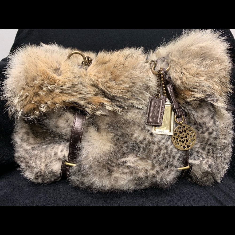 🎈🎈 SOLD Authentic Coach Bag Coyote Fur🎈🎈